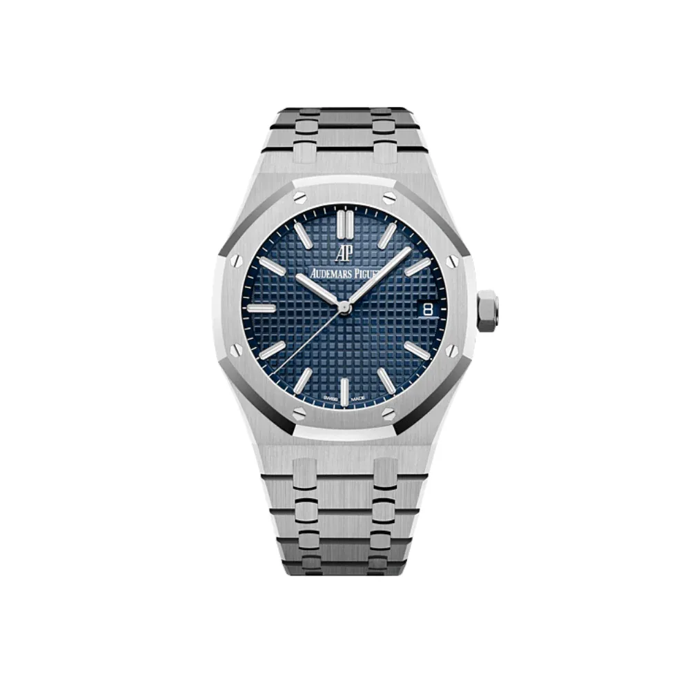 2021 Audemars Piguet Royal Oak 41 / Blue 15500ST.OO.1220ST.01 Listing Image
