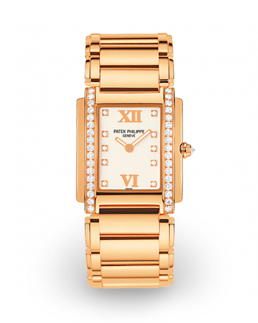 Patek Philippe Twenty~4 Rose Gold / Diamond-Set / Timeless White / Diamond-Set 4910/11R-011  Model Image