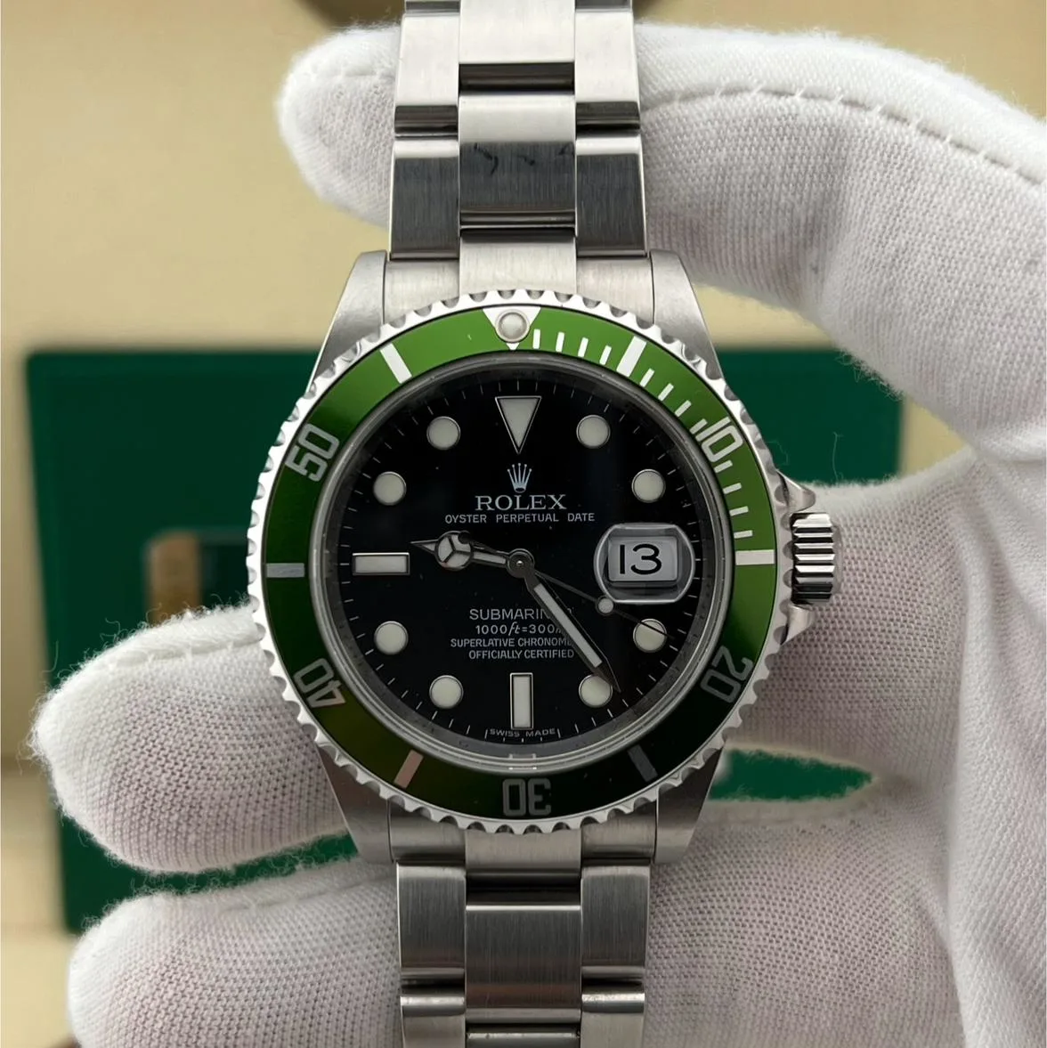 2008 Rolex Submariner Date "Kermit" 16610LV Listing Image 3