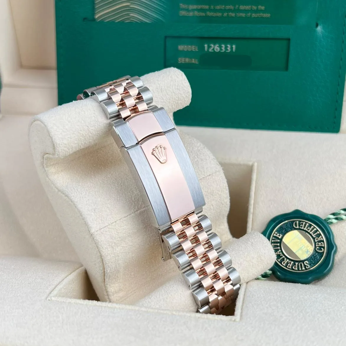 2024 Rolex Datejust 41 Two-Tone "Wimbledon" / Fluted / Jubilee 126331-0016 Listing Image 4