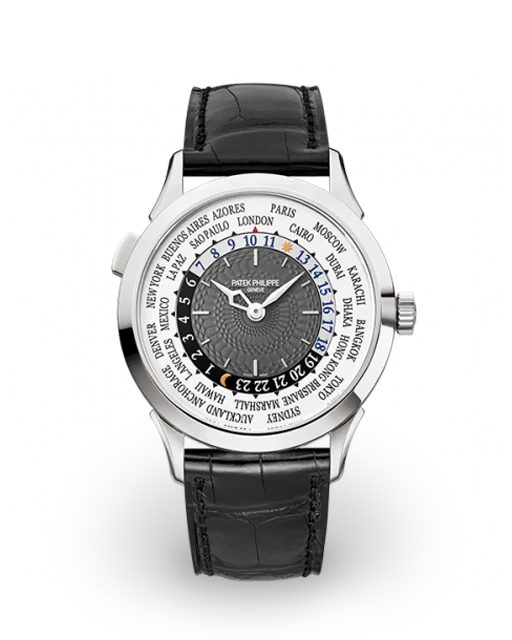 Patek Philippe World Time - Hong Kong - White Gold / Gray  5230G-001  Model Image