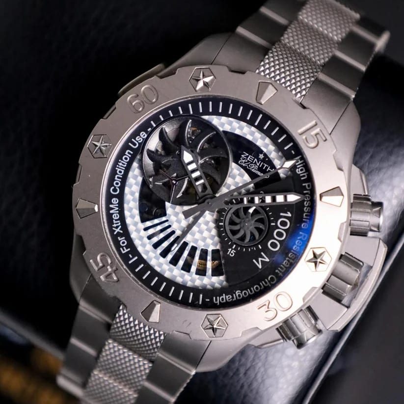 Zenith Defy Xtreme Open El Primero 46.5 Titanium / Skeletonized