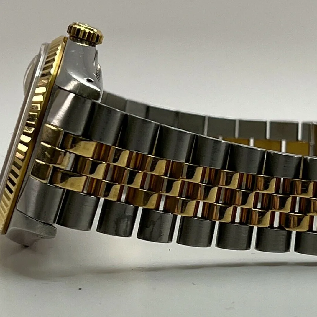 Rolex Datejust 36 Two-Tone / Fluted / Silvered / Jubilee 16233 Listing Image 5