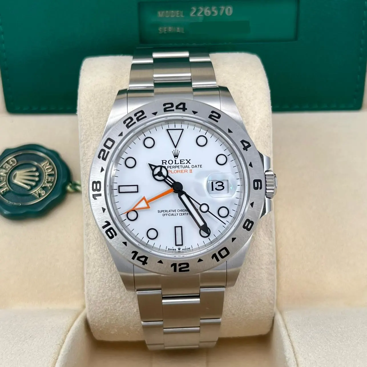 2023 Rolex Explorer II White 226570 0001