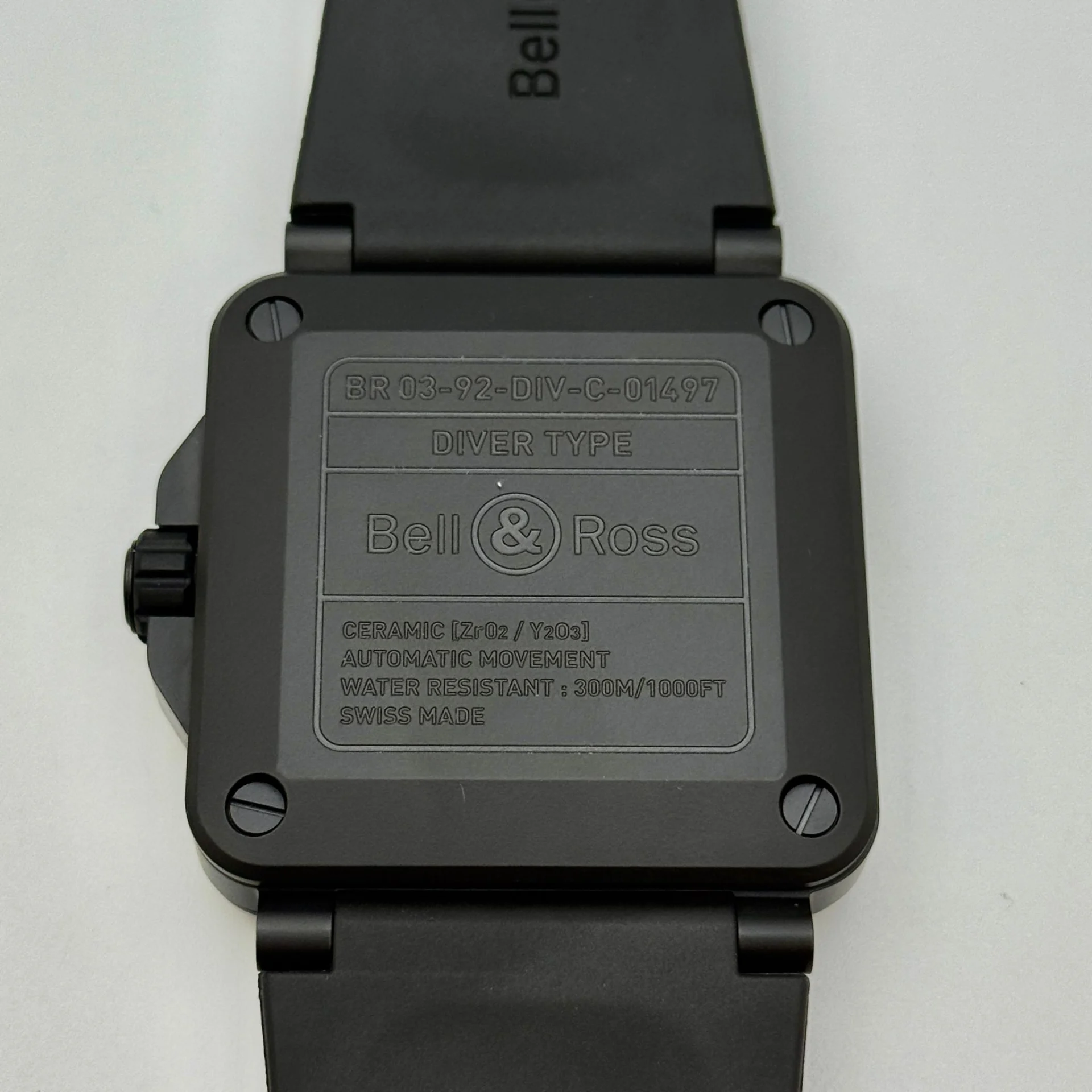 Auction: Bell & Ross BR 03-92 Diver Black Matte BR0392-D-BL-CE/SRB