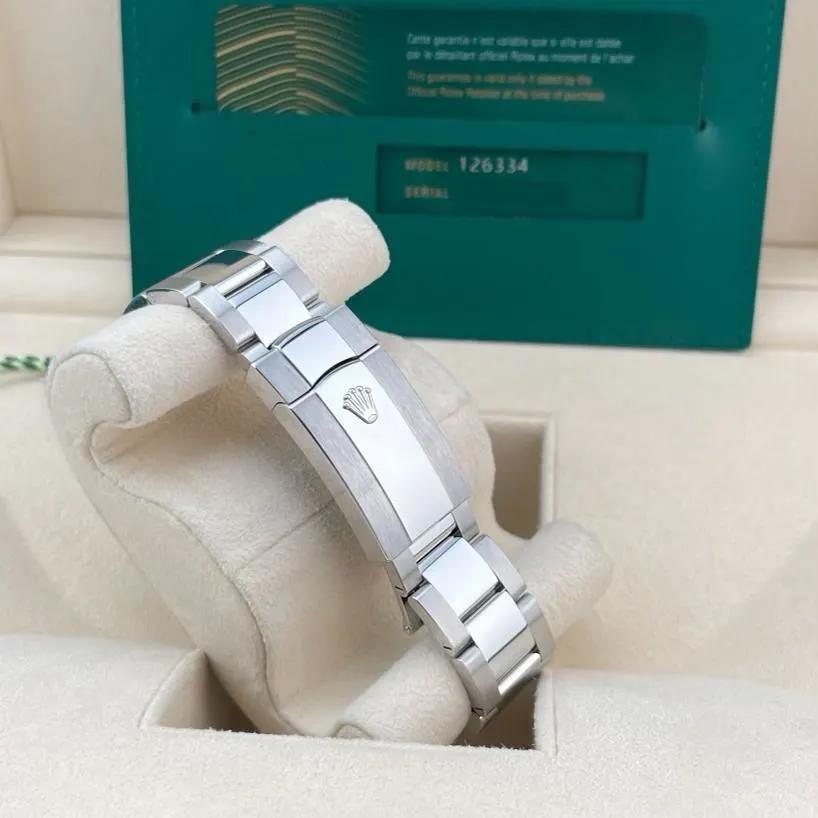 2023 Rolex Datejust 41 Fluted / White / Oyster 126334-0009 Listing Image 4