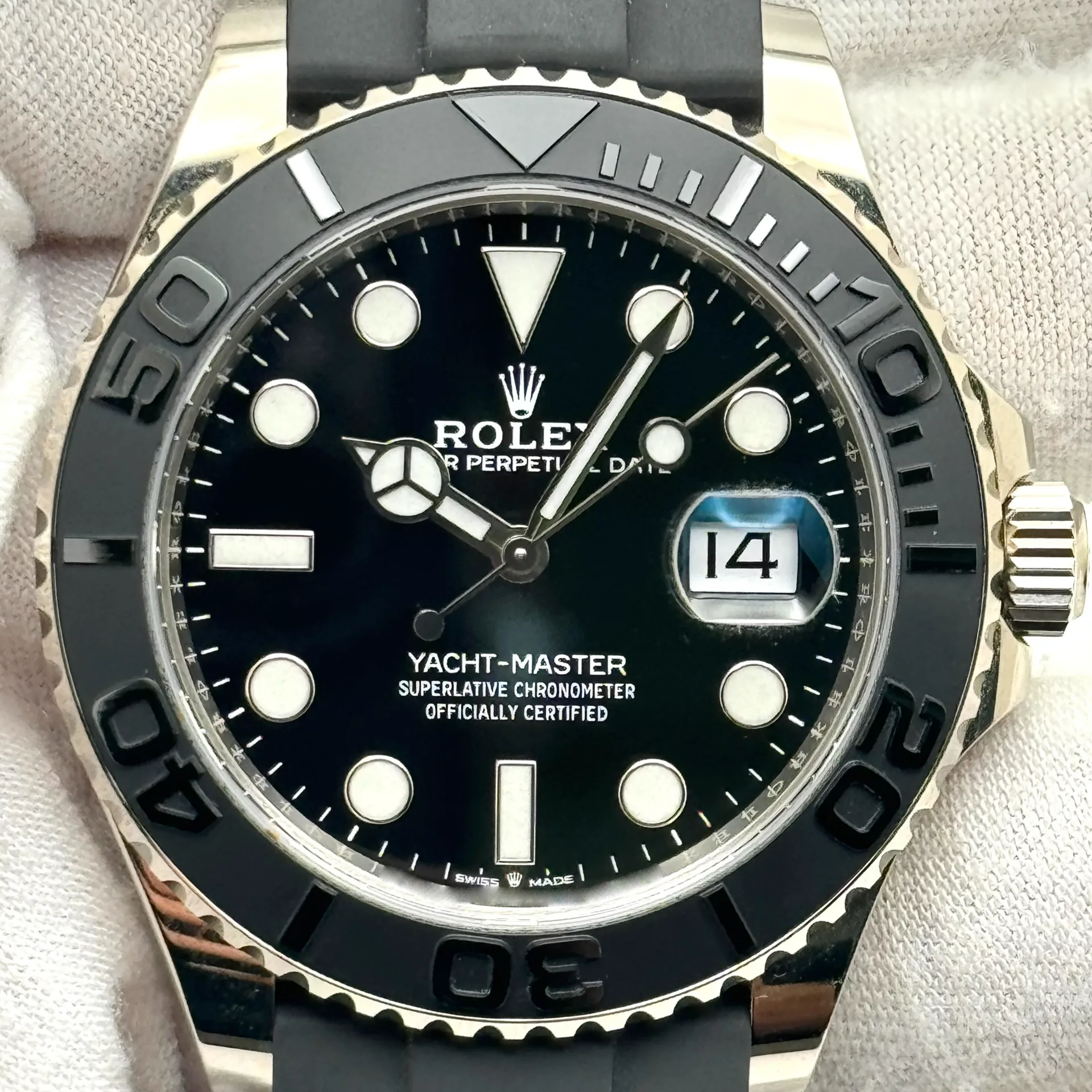 Auction: 2020 Rolex Yacht-Master 42 White Gold Black