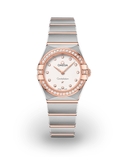 Silver Dial Omega Constellation Watches | Bezel