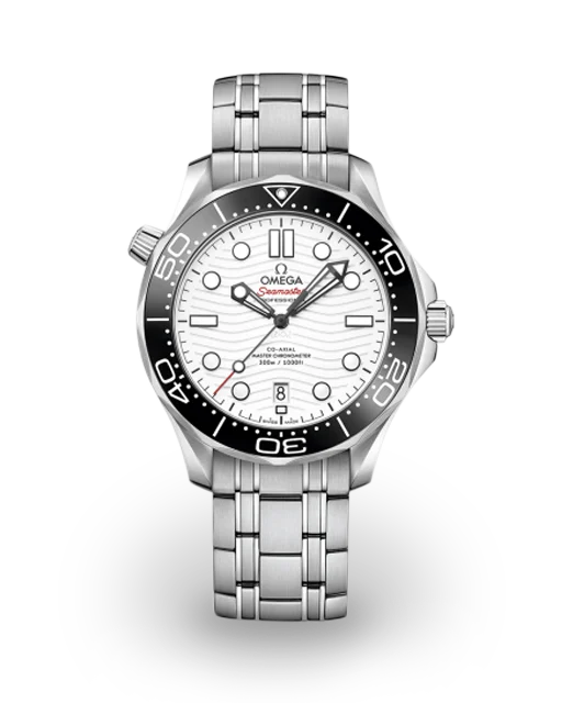 Omega Seamaster Diver 300M Master Co-Axial 42 Stainless Steel / White / Bracelet 210.30.42.20.04.001  Model Image