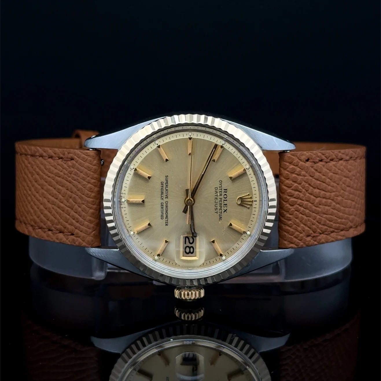 1975 Rolex Datejust 36 Two-Tone / Fluted / Champagne / Jubilee 1601