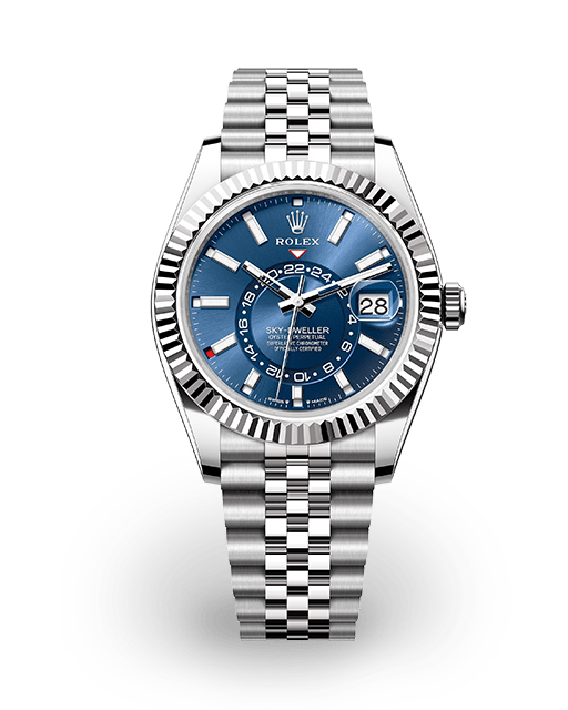 2023 Rolex Sky-Dweller 42 Steel / Fluted / Blue / Jubilee