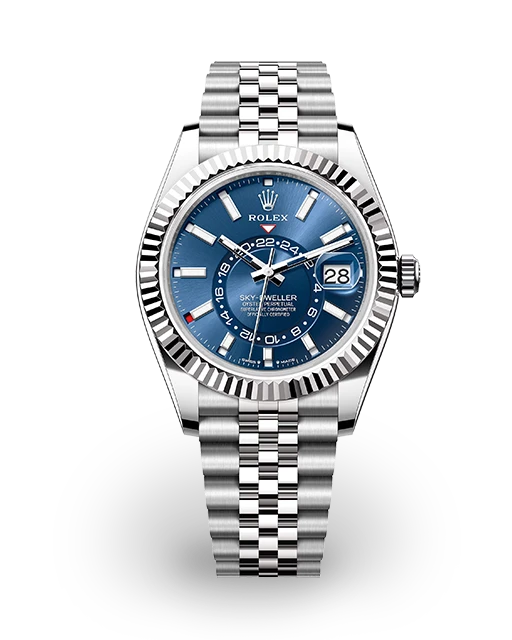 Rolex Sky-Dweller 42 Steel / Fluted / Blue / Jubilee 336934-0006  Model Image