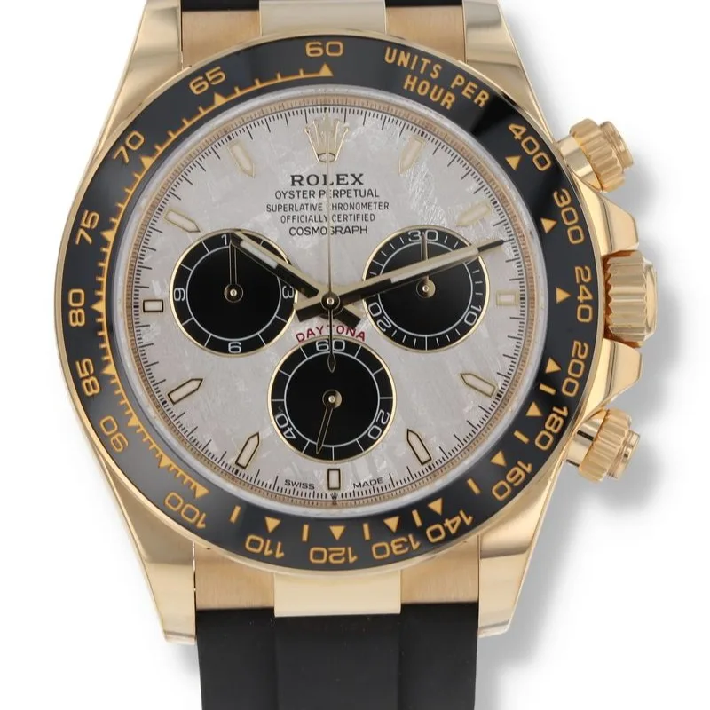 2025 Rolex Daytona Yellow Gold / Ceramic / Meteorite / Oysterflex 126518LN-0016