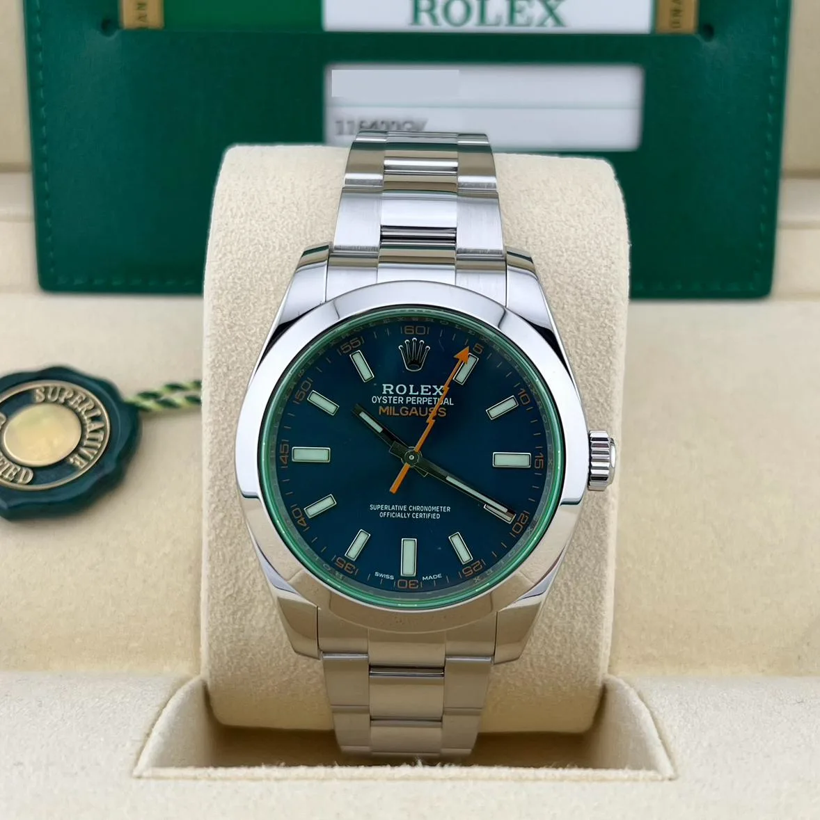 2016 Rolex Milgauss Blue 116400GV-0002 Listing Image 2