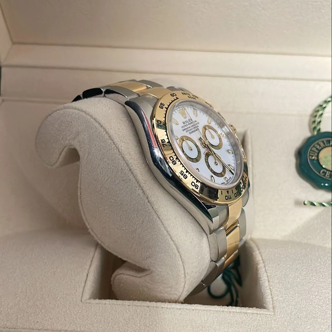 2022 Rolex Daytona Two-Tone White 116503-0001