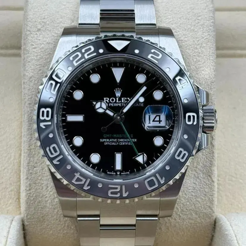 2025 Rolex GMT-Master II 'Bruce Wayne' Steel / Ceramic / Oyster 126710GRNR-0004