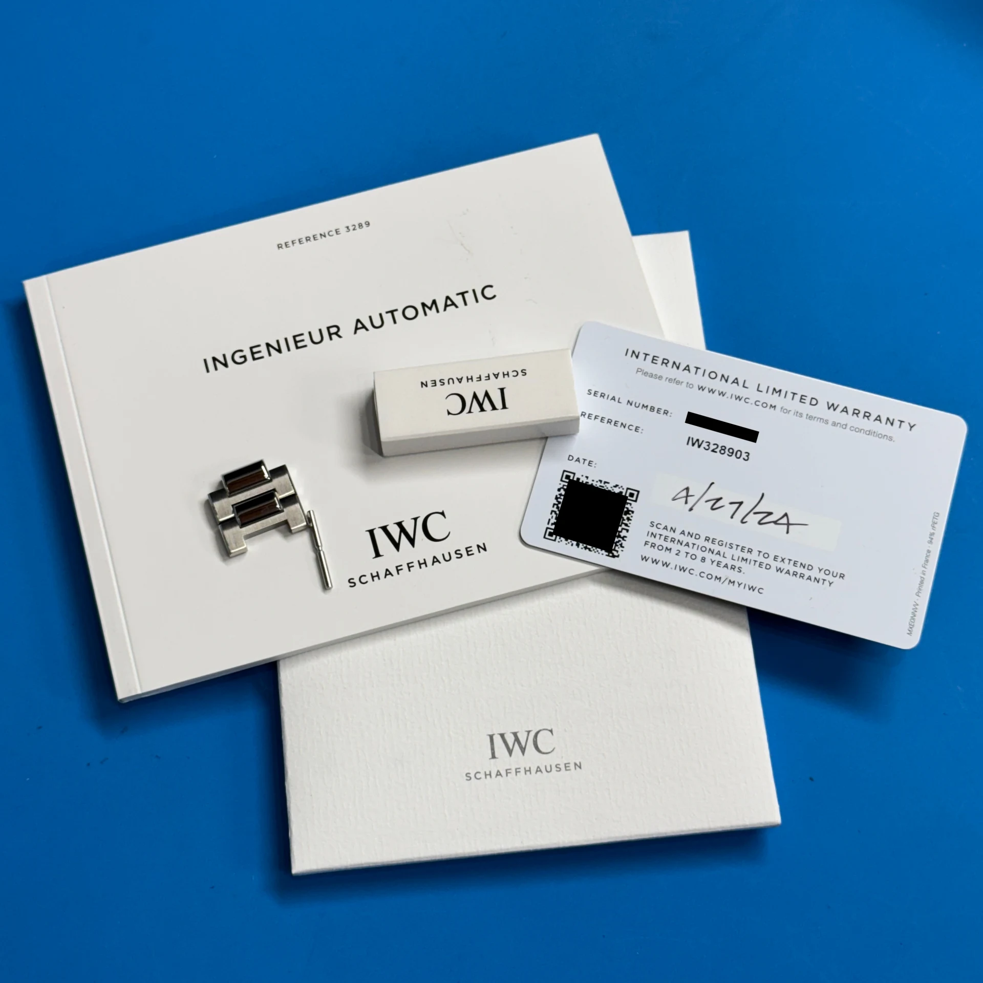 2024 IWC Ingenieur Automatic 40 Steel Aqua Blue IW3289-03