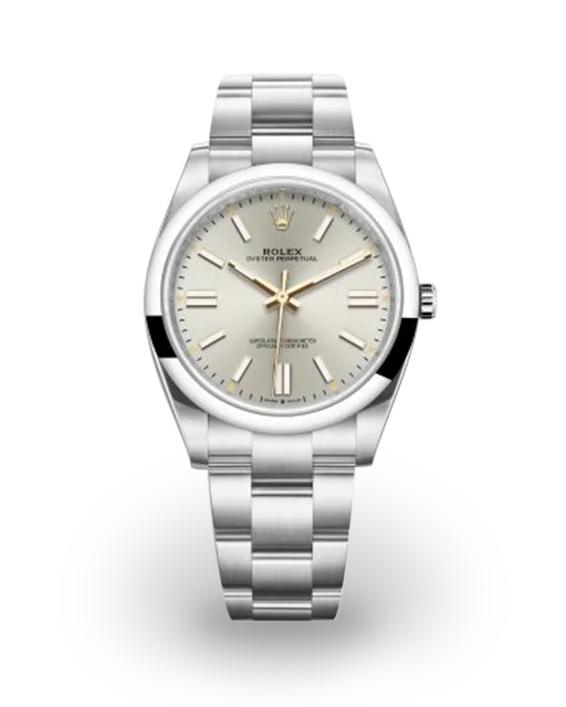 Rolex Oyster Perpetual 41 Silver 124300-0001  Model Image