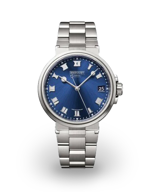 Breguet Marine 5517 Titanium / Blue / Bracelet 5517TI/Y1/TZ0  Model Image