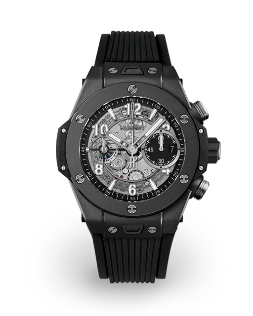 Hublot Big Bang Unico Black Magic 42 Ceramic / Skeletonized / Arabic / Strap 441.CI.1171.RX  Model Image