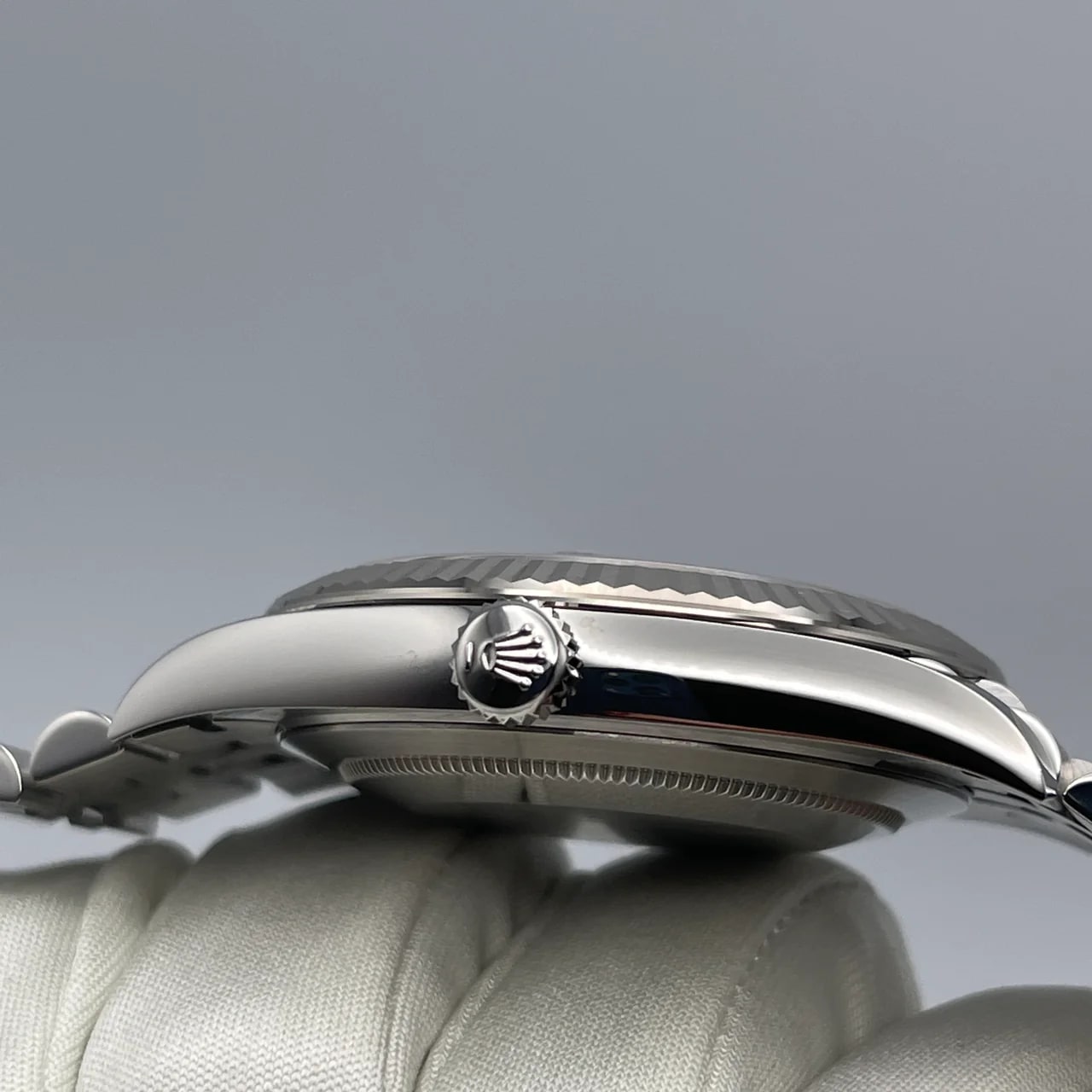 2020 Rolex Datejust 41 "Wimbledon" / Fluted / Jubilee 1263340022 Bezel