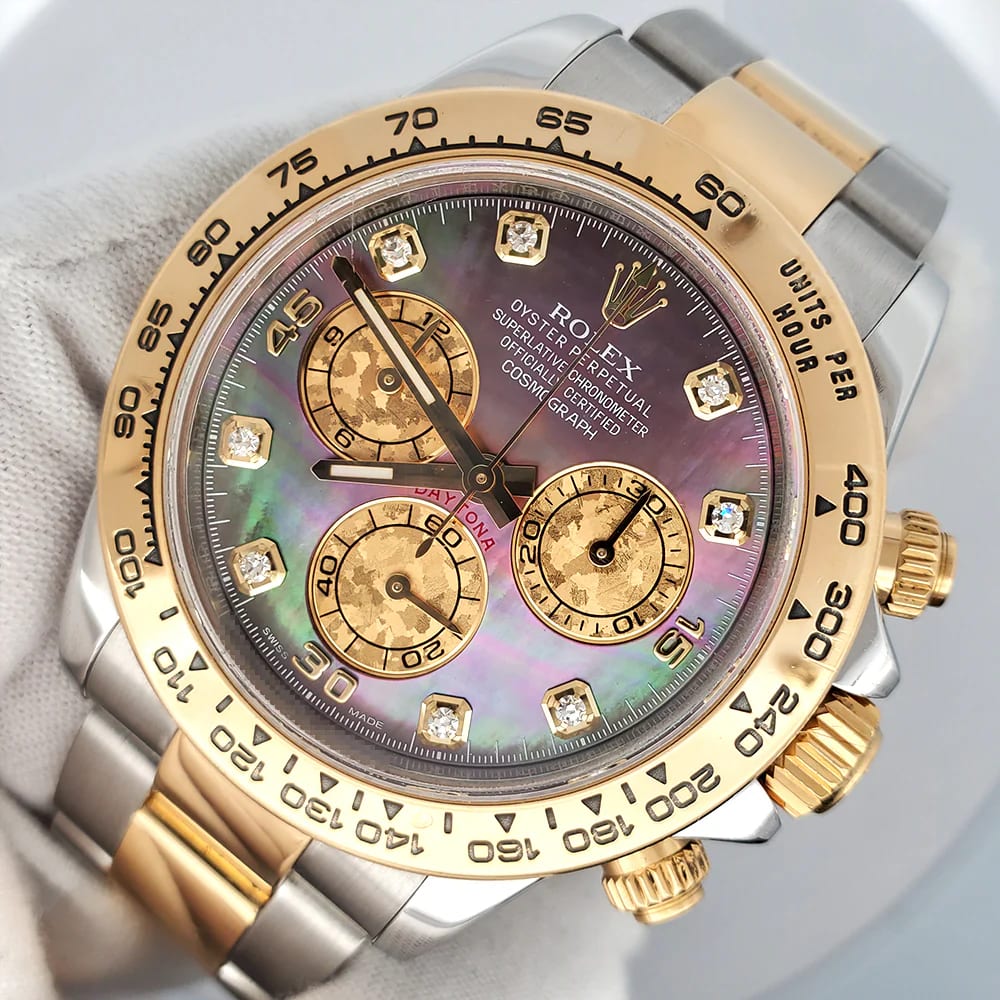Rolex Daytona Two-Tone / Tahitian MOP / Diamond-Set / Oyster
