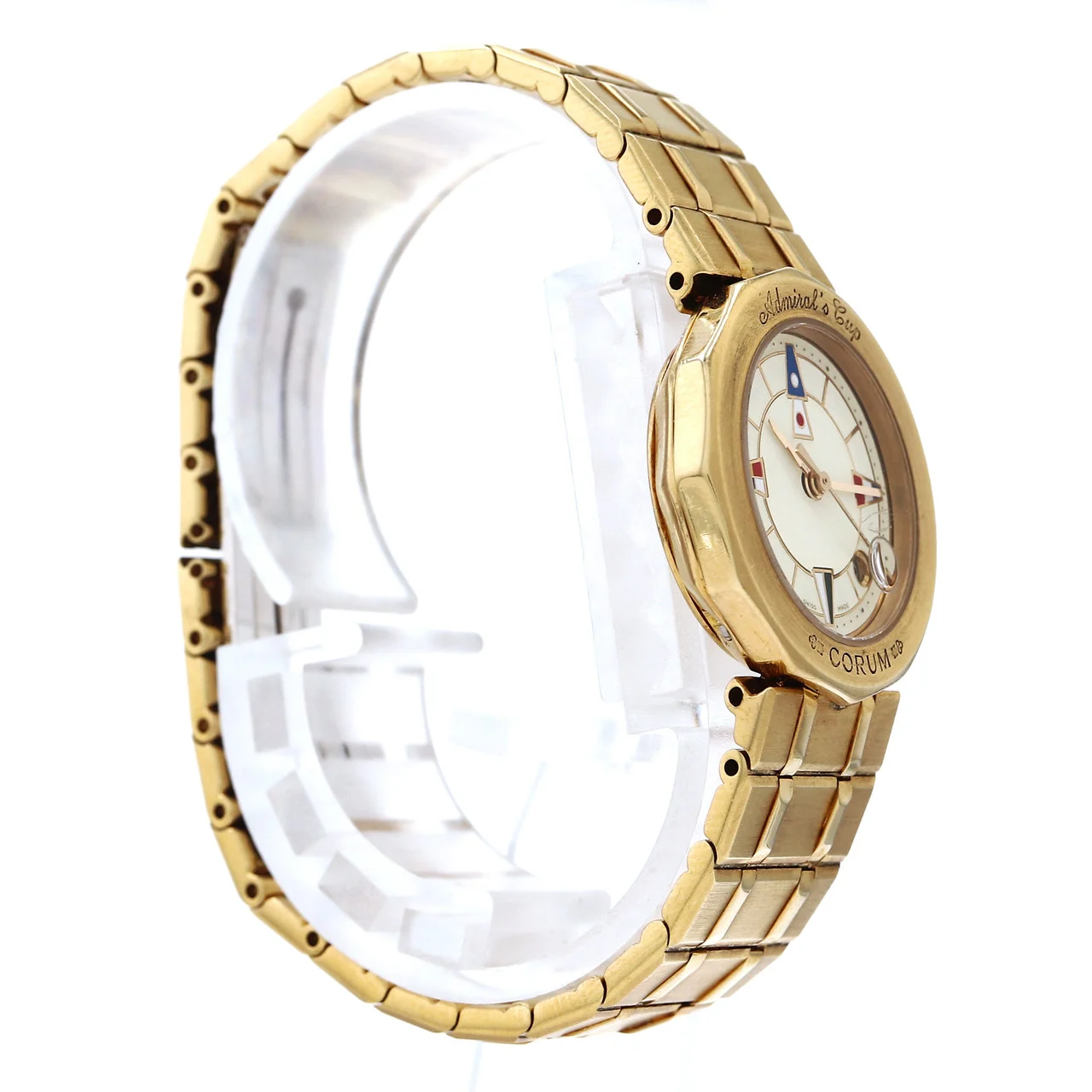 Corum Admiral's Cup 25 Yellow Gold / White / Bracelet 368253 Listing Image 3
