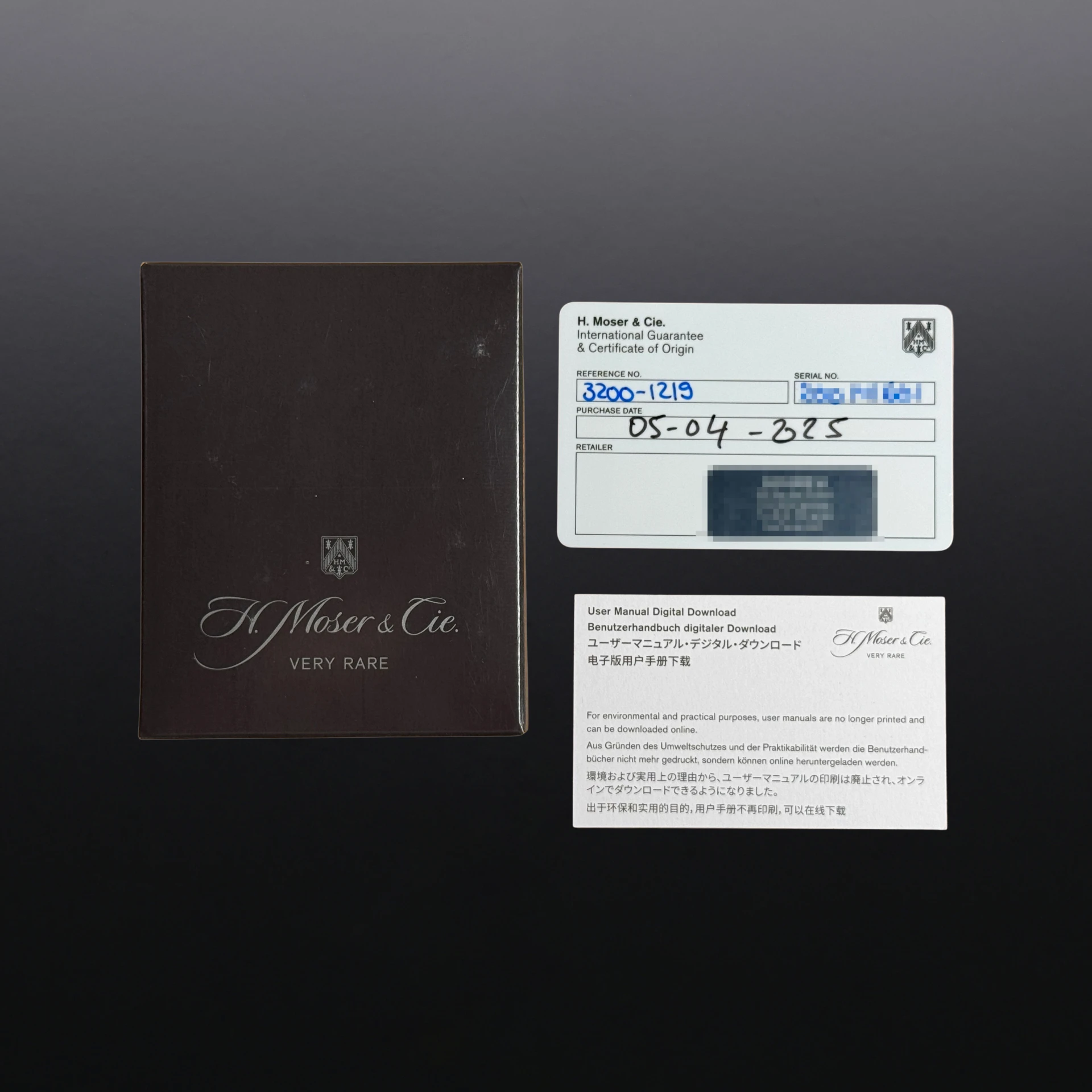 輸入盤CD NOCTURNO D.HOFFMAN L.ZURCHER Pioneer Retrograde Seconds Midnight Blue - H. Moser & Cie.