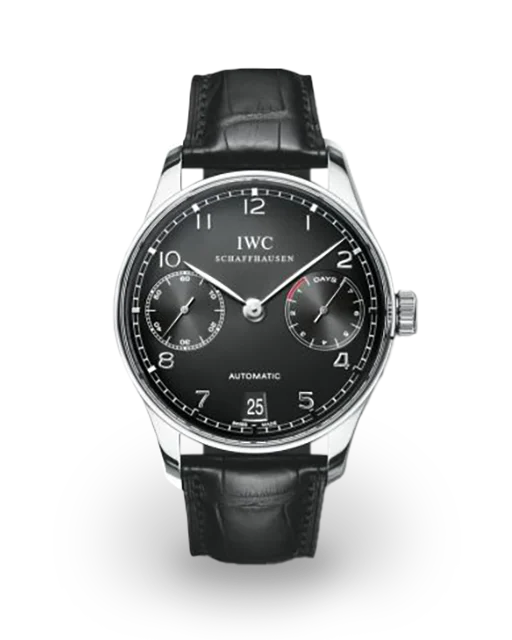 IWC Portuguese Automatic Stainless Steel / Black IW5001-09  Model Image