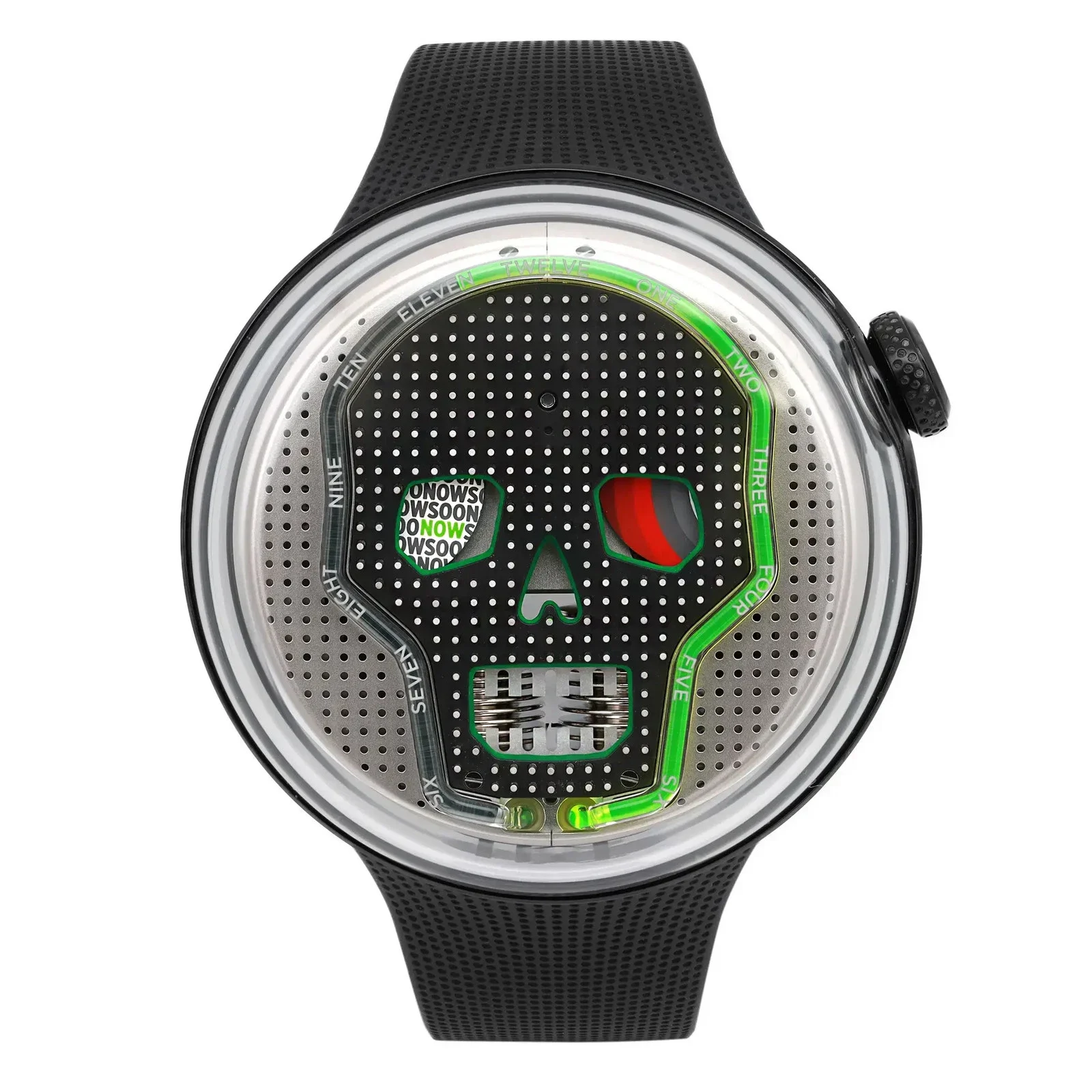 HYT Soonow Green 48.8 DLC-Coated Steel / Gray/Black / Strap - Limited to 25 Pieces H02235