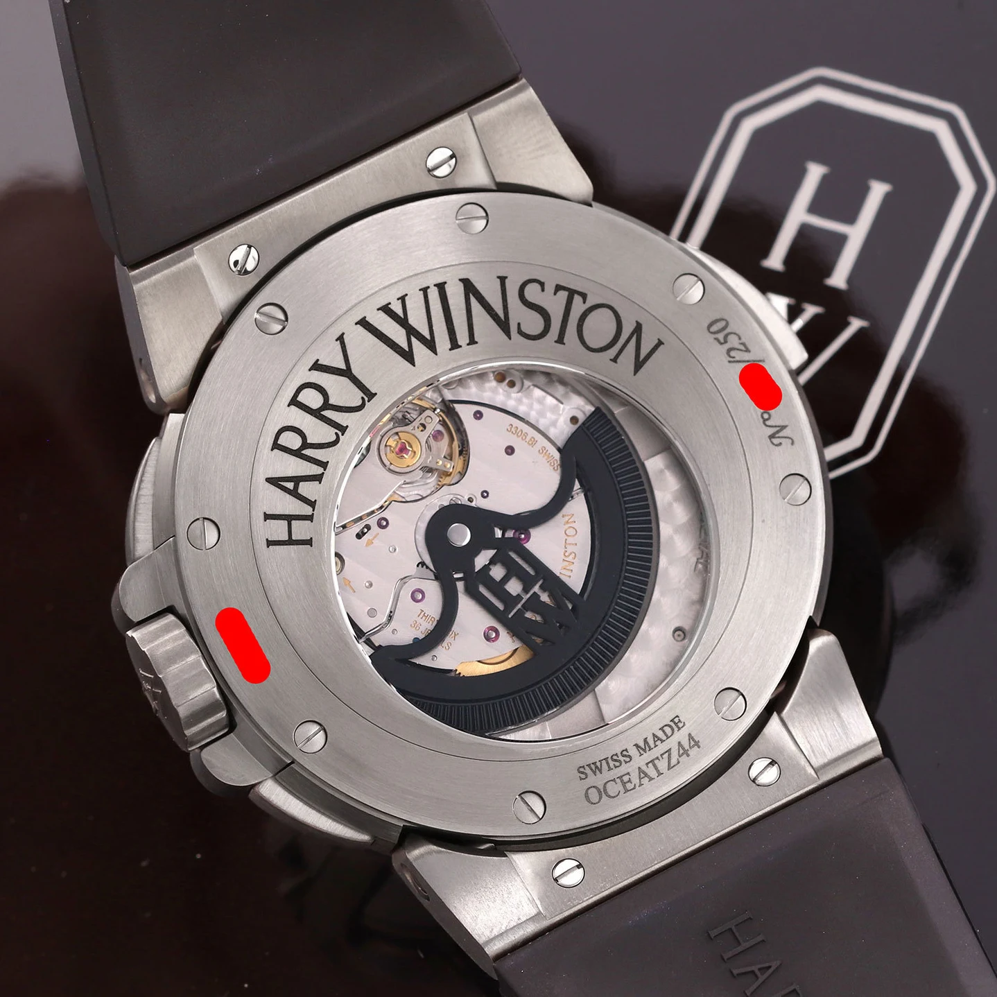 Auction: 2023 Harry Winston Ocean Dual Time 44 Zalium / Gray