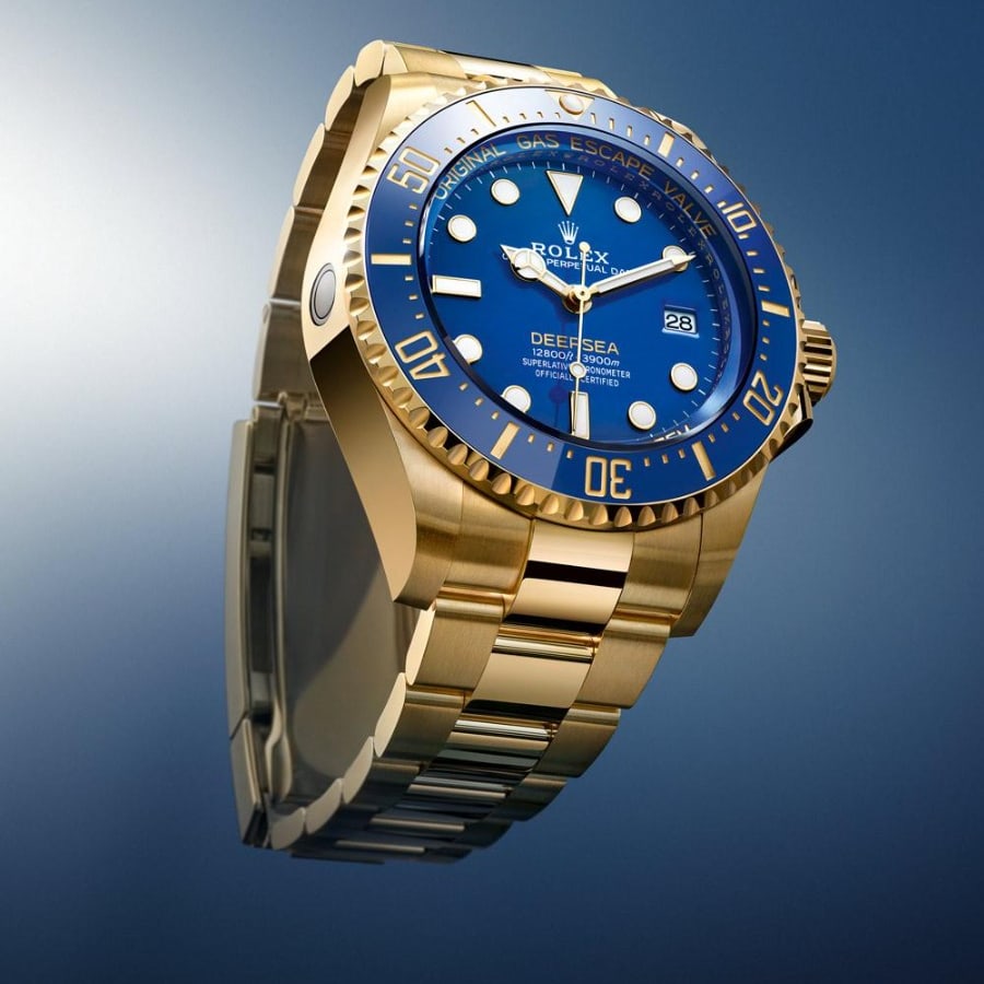 Rolex Sea-Dweller Deepsea 44 Yellow Gold / Ceramic / Blue / Oyster