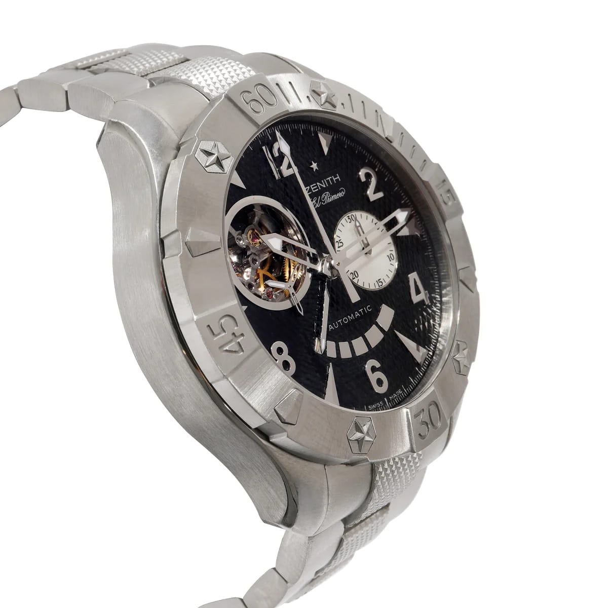 Zenith Defy El Primero Classic Open 46.5 Steel / Black Zenith Defy El Primero Classic Open 46.5 Steel / Black