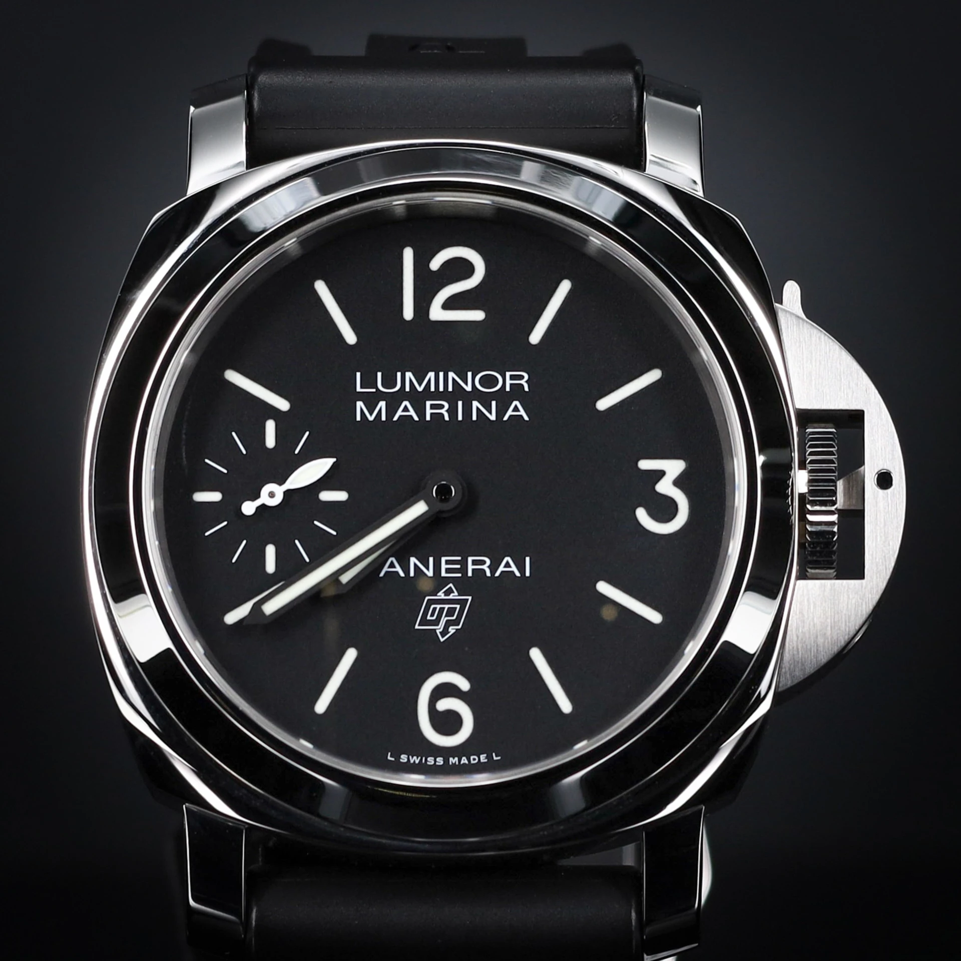 2019 Panerai Luminor Marina Logo 3 Days Black PAM00776