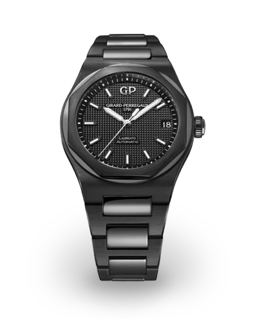 Girard-Perregaux Laureato 42 Automatic Ceramic / Black / Bracelet 81010-32-631-32A  Model Image