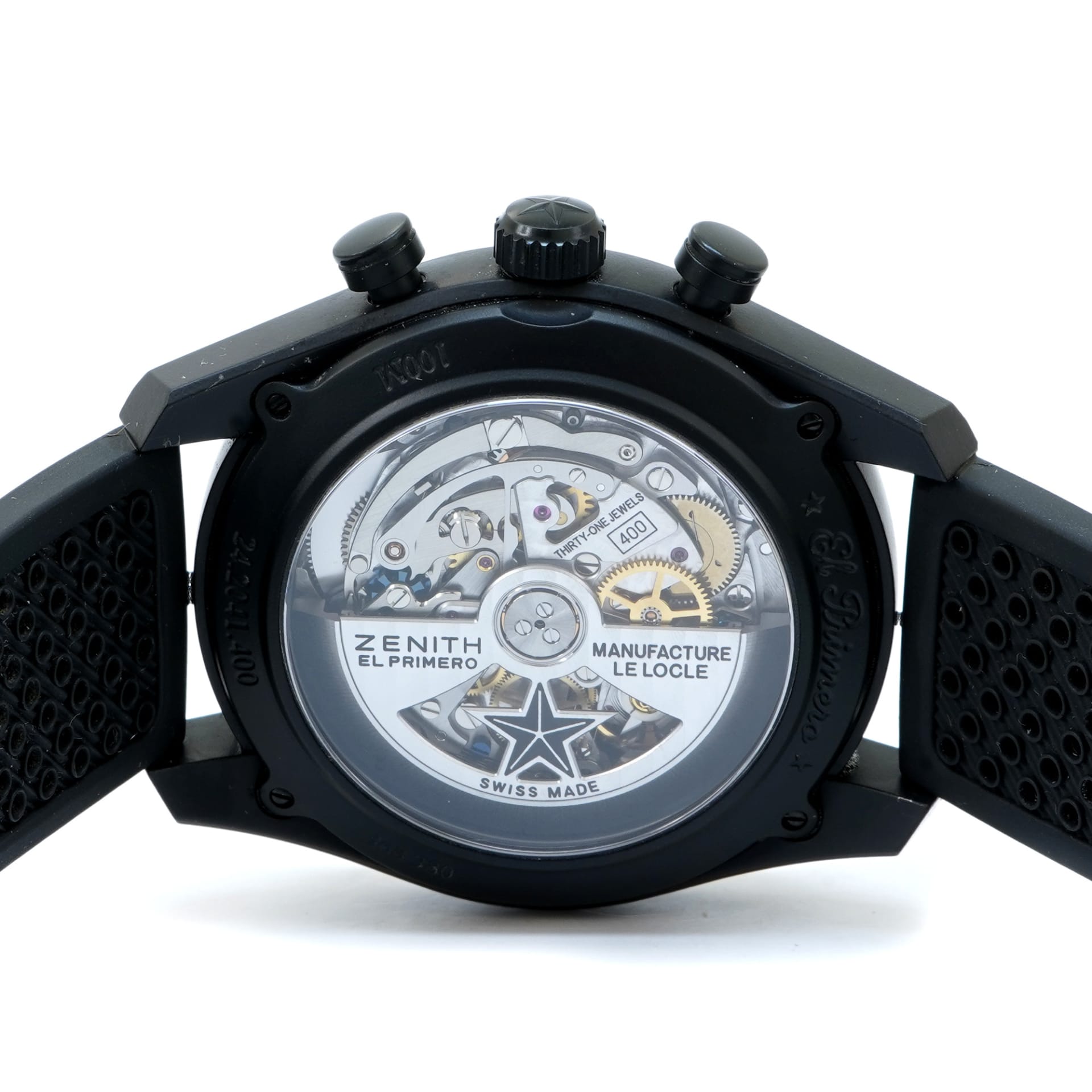 Zenith El Primero Chronomaster Aluminium 42 / Black/Silvered