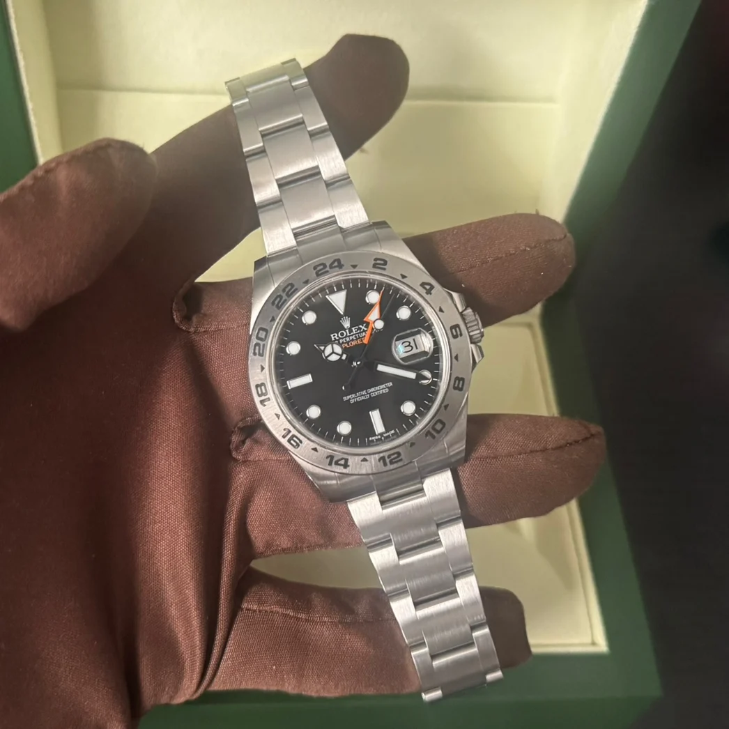 2012 Rolex Explorer II 42 / Black 216570-0002
