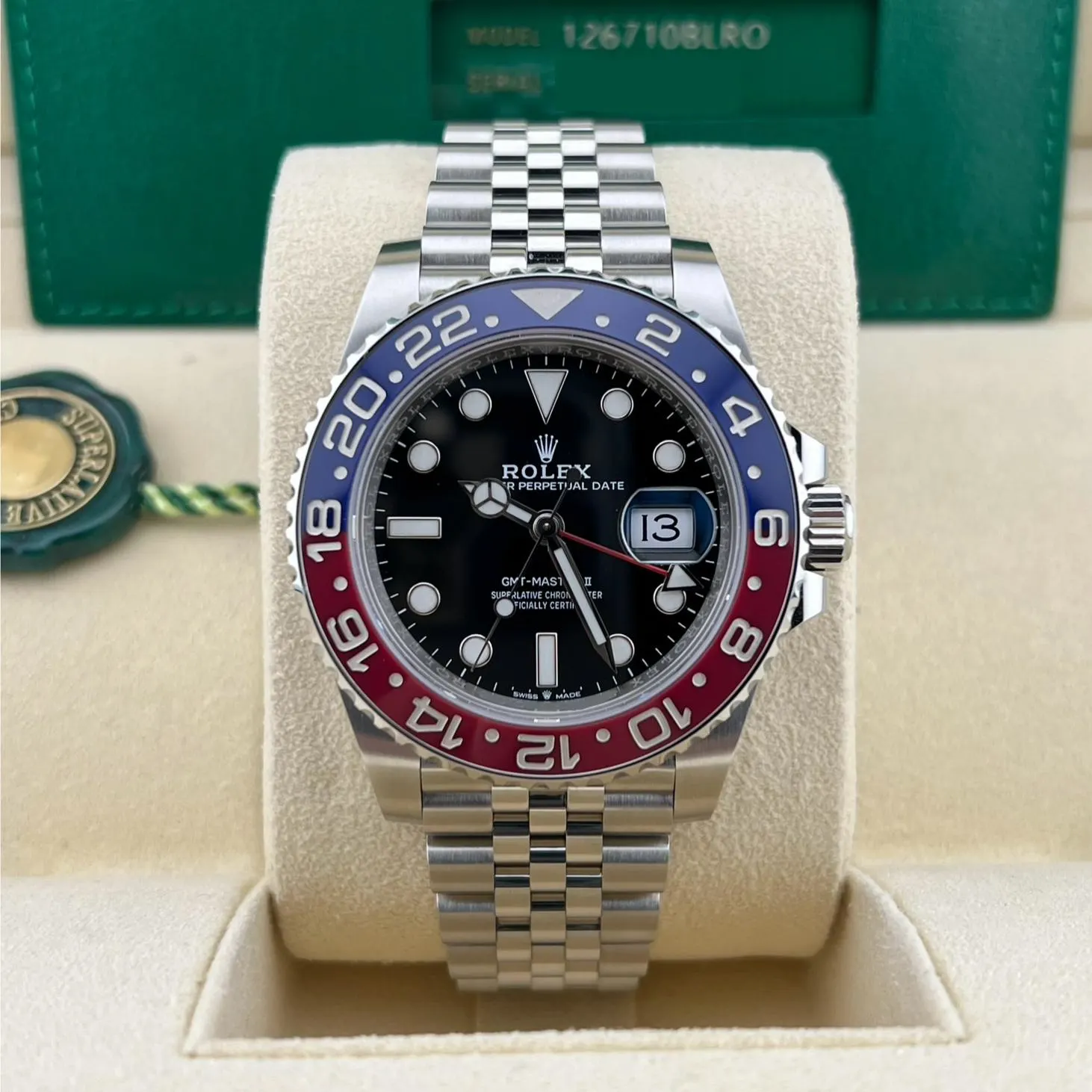 2023 Rolex GMT-Master II "Pepsi" / Jubilee 126710BLRO-0001 Listing Image 3