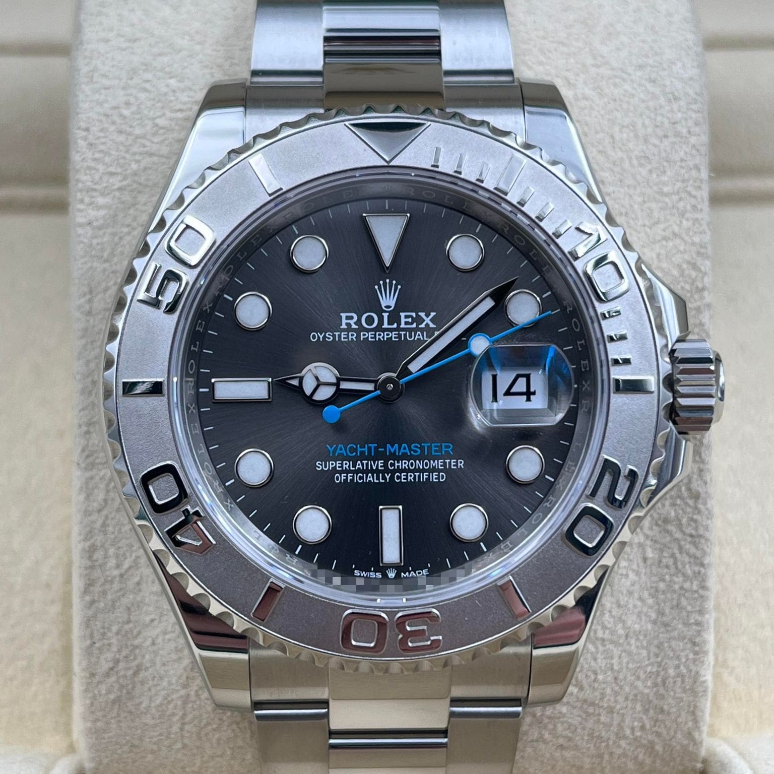 2022 Rolex Yacht-Master 40 Slate 126622-0001 | Bezel