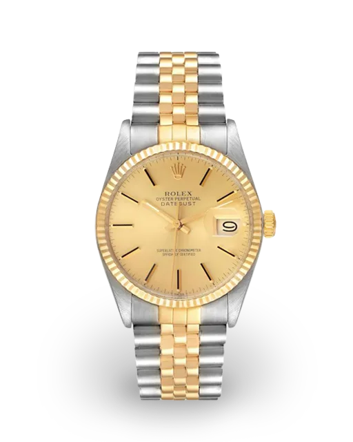 Rolex Datejust Two-Tone / Fluted / Champagne / Jubilee 16013  Model Image