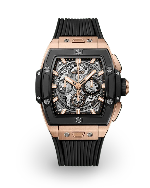 Hublot Spirit of Big Bang King Rose Gold / Ceramic / Skeletonized / Strap 642.OM.0180.RX  Model Image