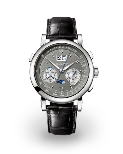 A. Lange & Söhne Datograph Perpetual White Gold / Grey 410.030 Model Image