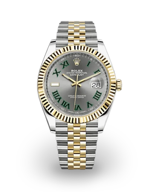 Rolex Datejust 41 Two-Tone "Wimbledon" / Fluted / Jubilee 126333-0020  Model Image