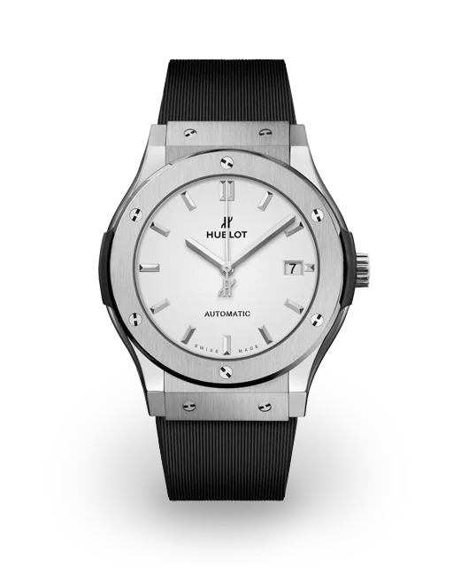 Hublot Classic Fusion 45 Titanium / Silvered / Strap 511.NX.2611.RX  Model Image