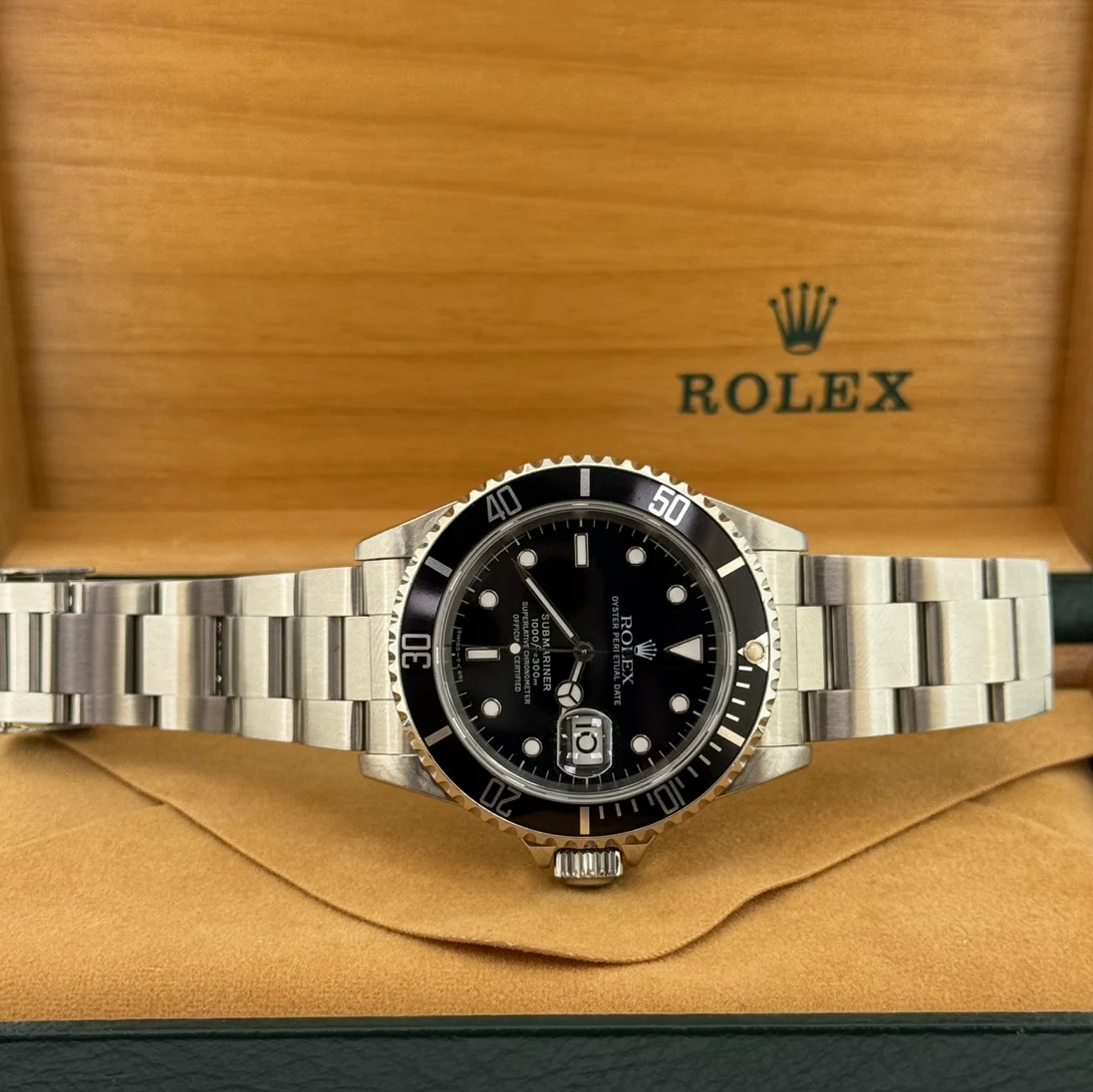 1996 Rolex Submariner Date Tritium 16610