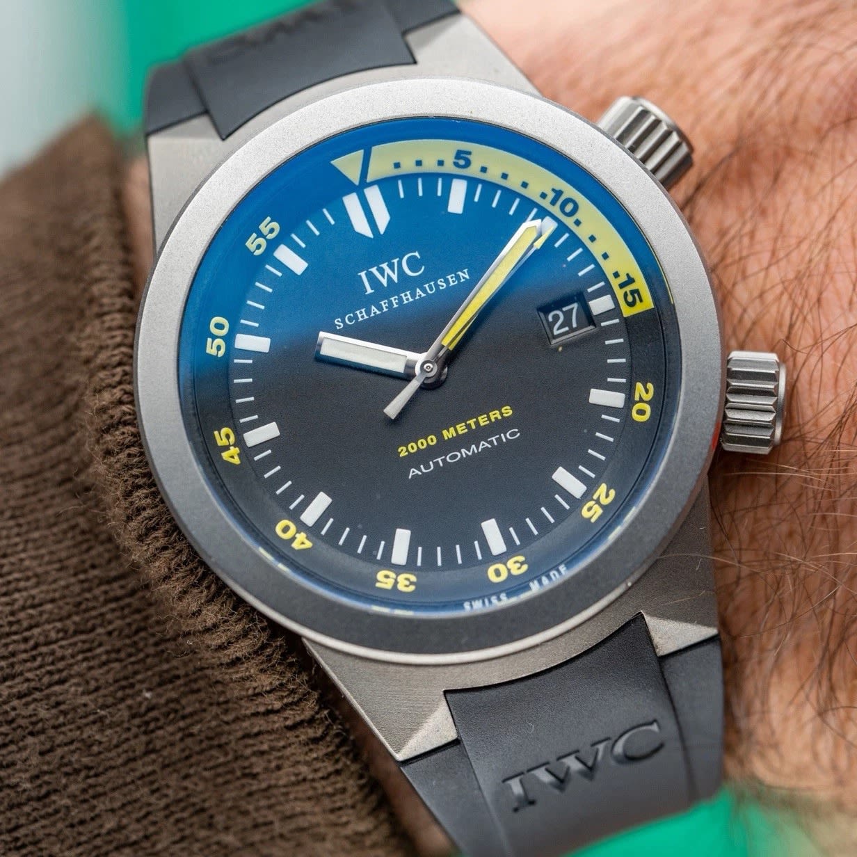 IWC Aquatimer 2000 Titanium / Black / Rubber IW3538-04
