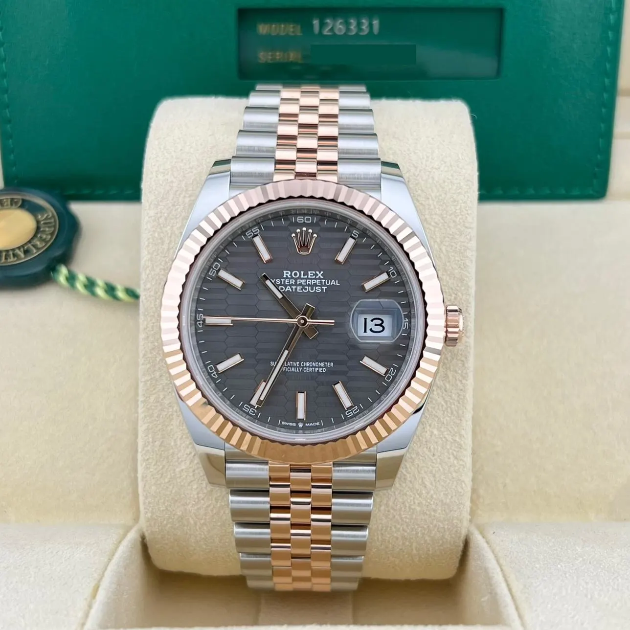 2023 Rolex Datejust 41 Two-Tone / Fluted / Fluted-Motif / Jubilee 126331-0020 Listing Image 2