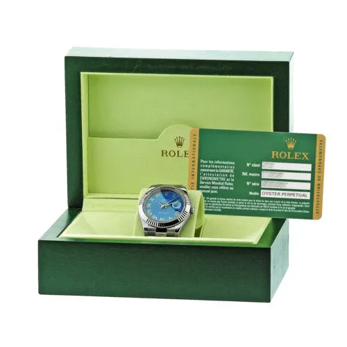 Rolex Datejust II Fluted / Blue / Oyster 116334-0005 Listing Image 3