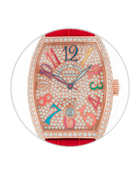 Franck Muller Cintrée Curvex Crazy Hours Color Dreams Rose Gold