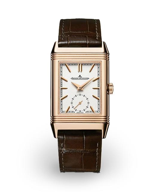 Jaeger-LeCoultre Reverso Tribute Duoface Rose Gold / Silvered/Gray / Strap Q3902420  Model Image